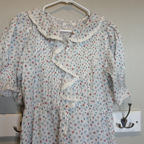 Doen Floral Ruffle Dress size small - Picture 6 of 8